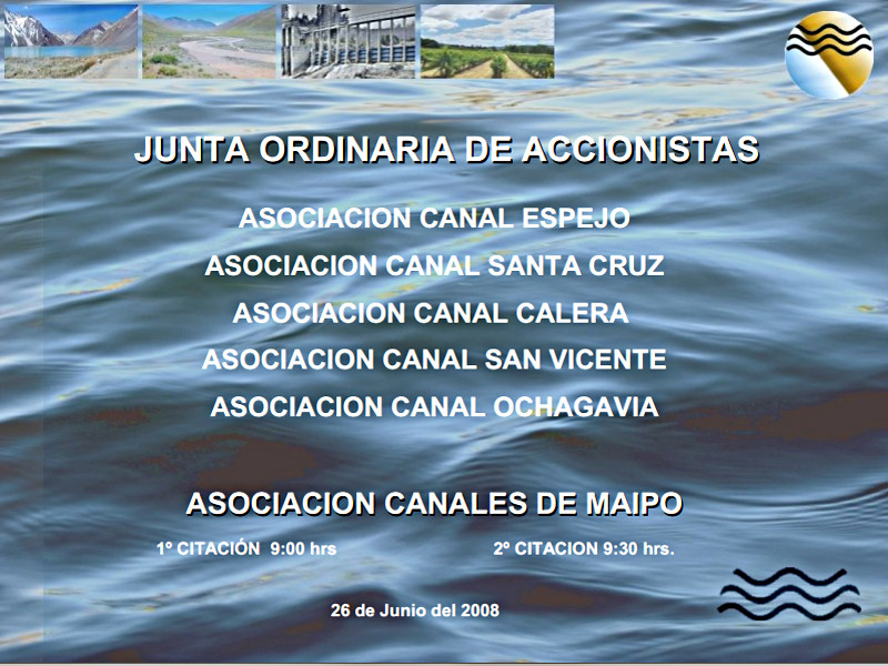 Junta Ordinaria de Accionistas 2008