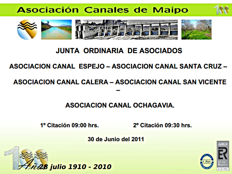 Junta Ordinaria de Accionistas 2011