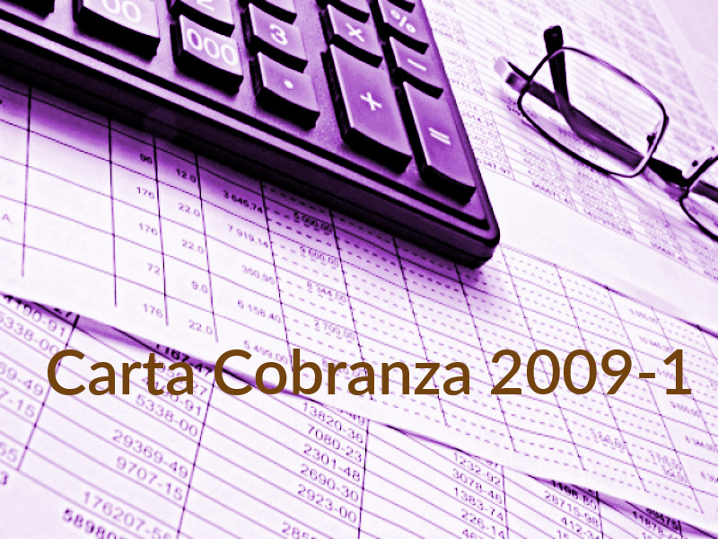 Carta Informativa y de Cobranza 2009-1