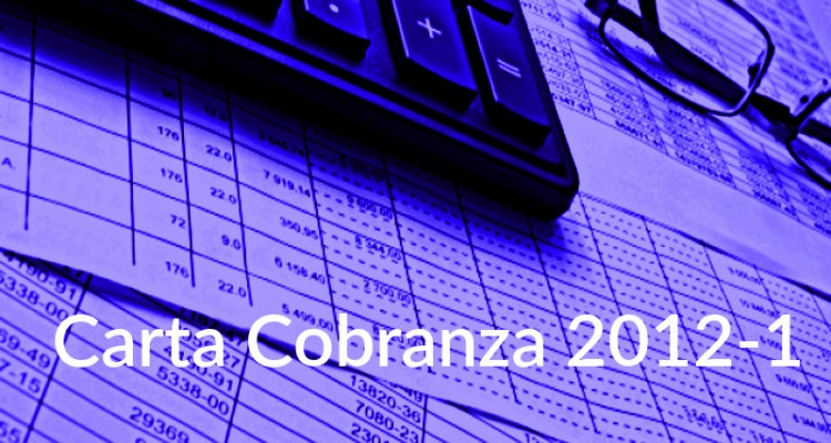 » Carta Informativa y de Cobranza 2012-1