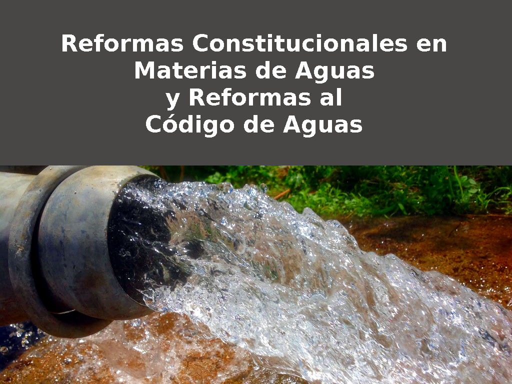 CONFEDERACION DE CANALISTAS – EXPOSICION COMISION AGRICULTURA  ENERO 2016