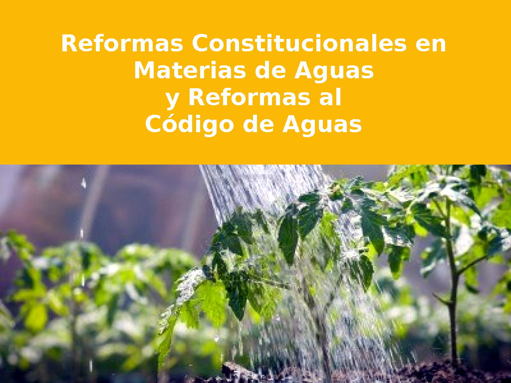 Informe Modificaciones Código Aguas – Libertad y Desarrollo 2014