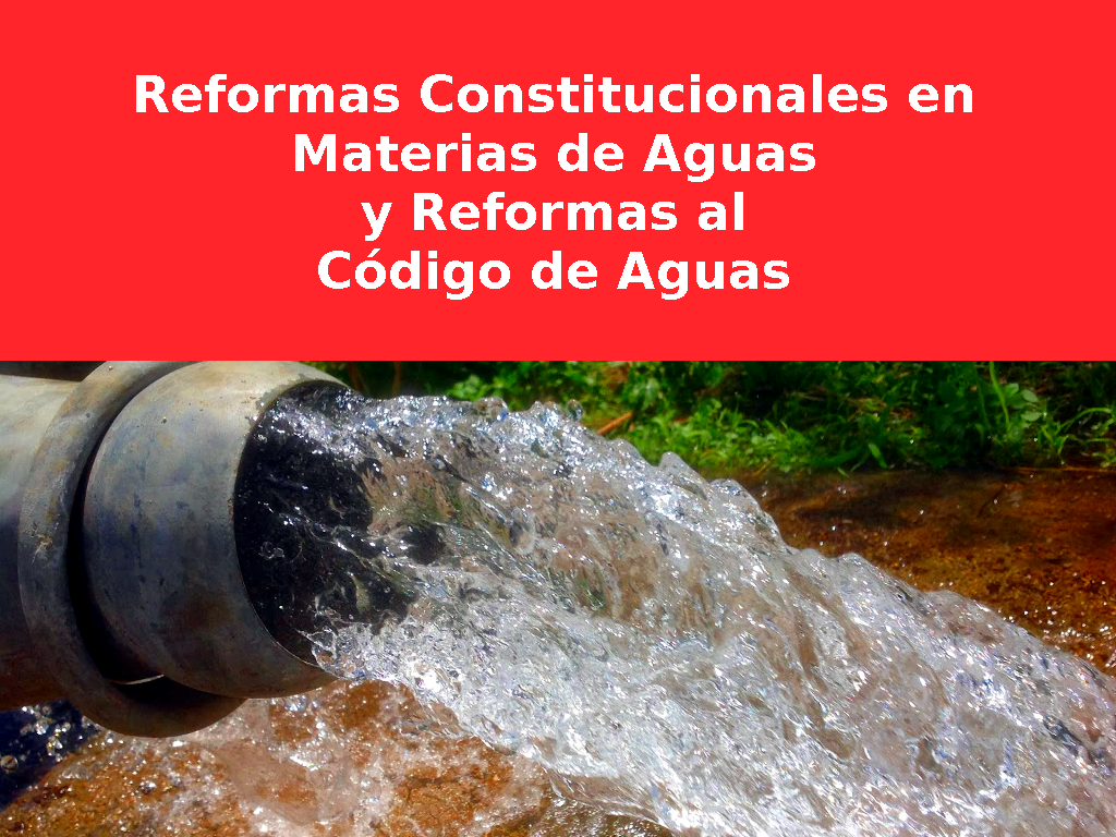 COMENTARIOS BOLETIN N 7453-12 ESPECIFICO A LAS INDICACIONES MOD COD DE AGUAS