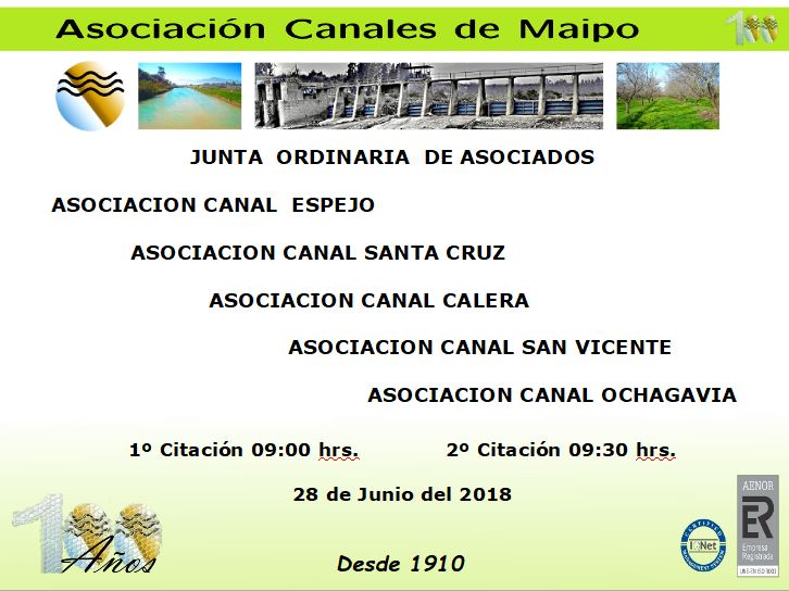 Junta Ordinaria de Accionistas 2018