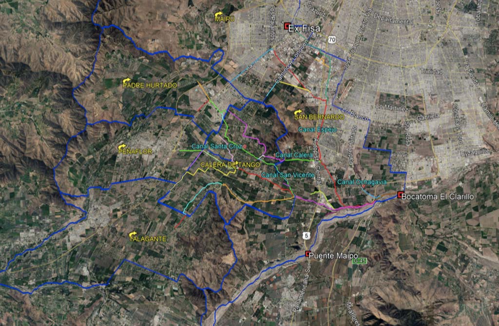 Red Matriz Asociación Canales de Maipo
