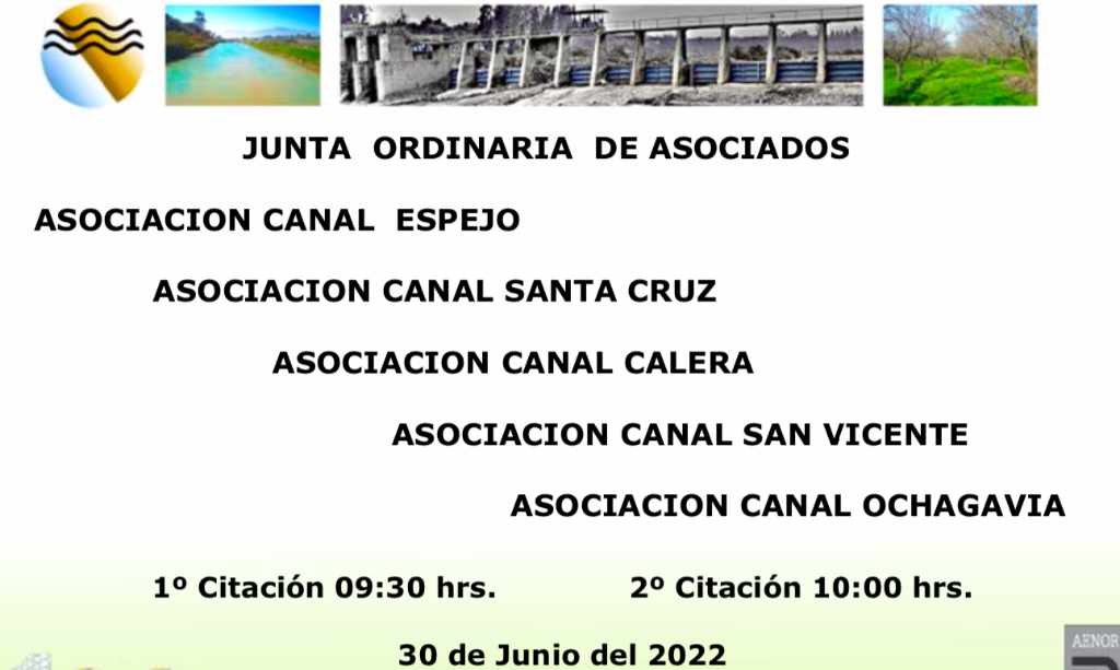 Junta Ordinaria de Asociados – junio 2022